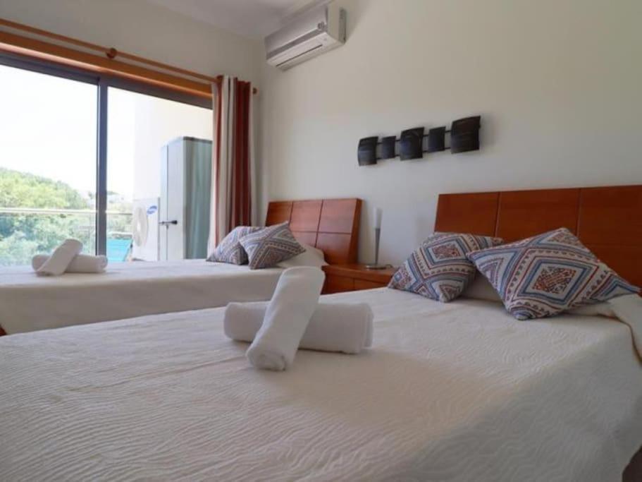 Happiness Apartment - Tennis Court & Pool & Albufeira Exteriör bild